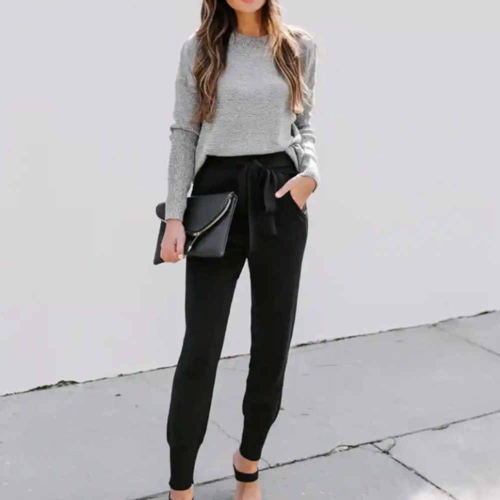 VICI CONFIDENTIAL POCKETED TIE
TROUSERS - BLACK - Picture 7 of 9
